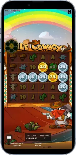 Le Cowboy Freispiele mit Coin Symbolen